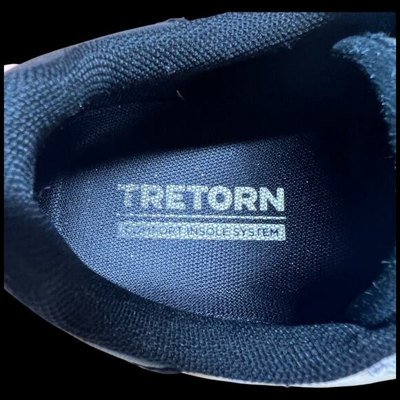 TRETORN Loyola 2.0 Women's Sz 8 Sneakers Black Cream Gray Athleisure Shoes READ - Picture 12 of 15